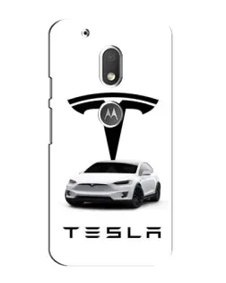 Чехол для Motorola MOTO G4 Play с картинкой «Tesla White Style» Чехол для Motorola MOTO G4 Play с картинкой «Tesla White Style»