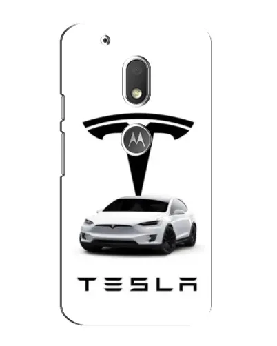 Чехол для Motorola MOTO G4 Play с картинкой «Tesla White Style» Чехол для Motorola MOTO G4 Play с картинкой «Tesla White Style»