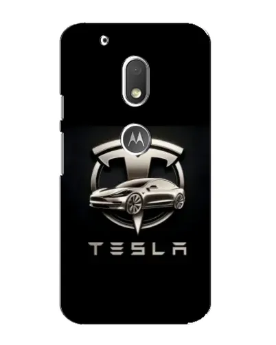 Чехол для Motorola MOTO G4 Play с картинкой «Tesla — серебристое авто» Чехол для Motorola MOTO G4 Play с картинкой «Tesla — серебристое авто»