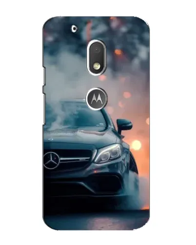 Чехол для Motorola MOTO G4 Play с картинкой «Mercedes — ночной город» Чехол для Motorola MOTO G4 Play с картинкой «Mercedes — ночной город»