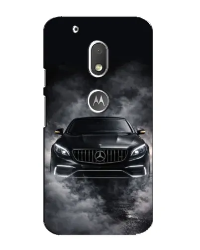 Чехол для Motorola MOTO G4 Play с картинкой «Mercedes в дыму» Чехол для Motorola MOTO G4 Play с картинкой «Mercedes в дыму»