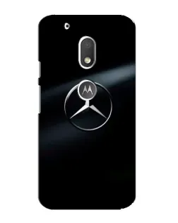 Чехол для Motorola MOTO G4 Play с картинкой «Mercedes на металле»
