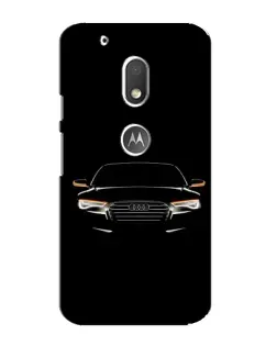 Чехол для Motorola MOTO G4 Play с картинкой «Audi — ночной контур» Чехол для Motorola MOTO G4 Play с картинкой «Audi — ночной контур»