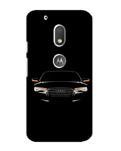 Чехол для Motorola MOTO G4 Play с картинкой «Audi — ночной контур» Чехол для Motorola MOTO G4 Play с картинкой «Audi — ночной контур»