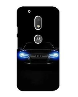 Чехол для Motorola MOTO G4 Play с картинкой «Audi в неоне» Чехол для Motorola MOTO G4 Play с картинкой «Audi в неоне»
