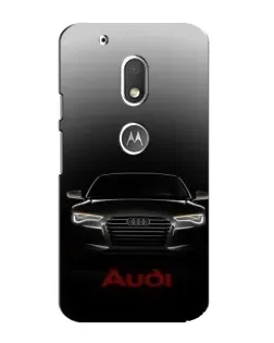 Чехол для Motorola MOTO G4 Play с картинкой «Audi — градиентный контур» Чехол для Motorola MOTO G4 Play с картинкой «Audi — градиентный контур»