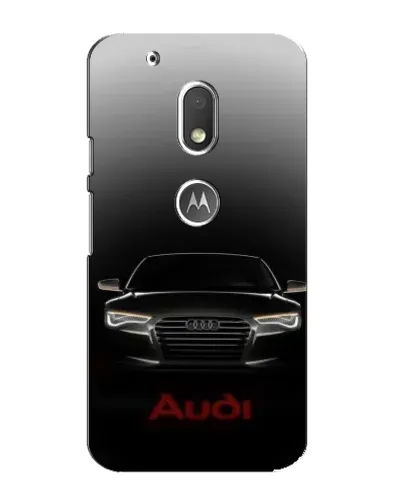 Чехол для Motorola MOTO G4 Play с картинкой «Audi — градиентный контур» Чехол для Motorola MOTO G4 Play с картинкой «Audi — градиентный контур»