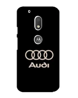 Чехол для Motorola MOTO G4 Play с картинкой «Audi — золотой логотип» Чехол для Motorola MOTO G4 Play с картинкой «Audi — золотой логотип»
