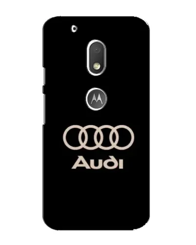 Чехол для Motorola MOTO G4 Play с картинкой «Audi — золотой логотип» Чехол для Motorola MOTO G4 Play с картинкой «Audi — золотой логотип»