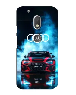 Чехол для Motorola MOTO G4 Play с картинкой «Audi Sport — неон» Чехол для Motorola MOTO G4 Play с картинкой «Audi Sport — неон»