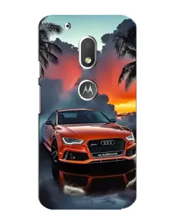 Чехол для Motorola MOTO G4 Play с картинкой «Audi — закат» Чехол для Motorola MOTO G4 Play с картинкой «Audi — закат»