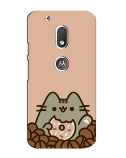 Чехол для Motorola MOTO G4 Play с картинкой «Кофейный Пушин» Чехол для Motorola MOTO G4 Play с картинкой «Кофейный Пушин»