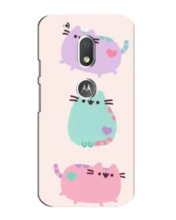 Чехол для Motorola MOTO G4 Play с картинкой «Pusheen трио» Чехол для Motorola MOTO G4 Play с картинкой «Pusheen трио»