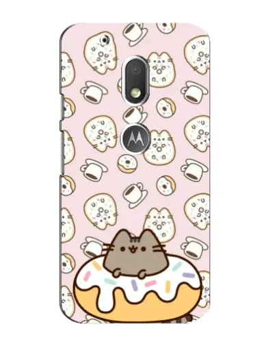 Чехол для Motorola MOTO G4 Play с картинкой «Пушин на пончике» Чехол для Motorola MOTO G4 Play с картинкой «Пушин на пончике»