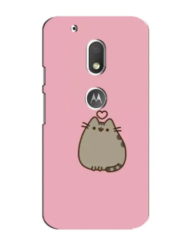 Чехол для Motorola MOTO G4 Play с картинкой «Pusheen сердце» Чехол для Motorola MOTO G4 Play с картинкой «Pusheen сердце»
