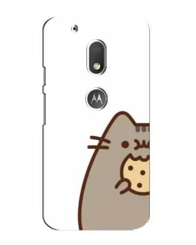 Чехол для Motorola MOTO G4 Play с картинкой «Пушин с печеньем» Чехол для Motorola MOTO G4 Play с картинкой «Пушин с печеньем»