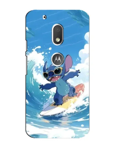 Чехол для Motorola MOTO G4 Play с картинкой «Стич на волне» Чехол для Motorola MOTO G4 Play с картинкой «Стич на волне»