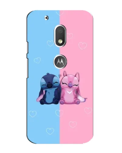 Чехол для Motorola MOTO G4 Play с картинкой «Stitch и Angel Love» Чехол для Motorola MOTO G4 Play с картинкой «Stitch и Angel Love»