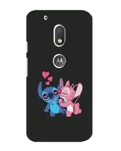 Чехол для Motorola MOTO G4 Play с картинкой «Анжел целует Стича» Чехол для Motorola MOTO G4 Play с картинкой «Анжел целует Стича»