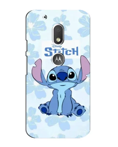 Чехол для Motorola MOTO G4 Play с картинкой «Stitch среди цветов» Чехол для Motorola MOTO G4 Play с картинкой «Stitch среди цветов»