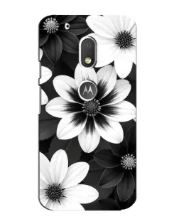 Чехол для Motorola MOTO G4 Play с картинкой «Монохромные астры» Чехол для Motorola MOTO G4 Play с картинкой «Монохромные астры»