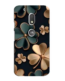 Чехол для Motorola MOTO G4 Play с картинкой «Клевер в золоте» Чехол для Motorola MOTO G4 Play с картинкой «Клевер в золоте»