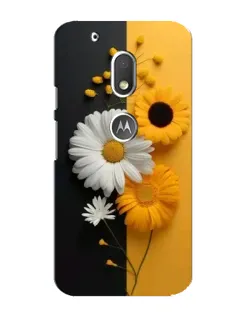 Чехол для Motorola MOTO G4 Play с картинкой «Подсолнух и ромашка» Чехол для Motorola MOTO G4 Play с картинкой «Подсолнух и ромашка»