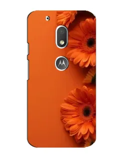 Чехол для Motorola MOTO G4 Play с картинкой «Оранжевые герберы» Чехол для Motorola MOTO G4 Play с картинкой «Оранжевые герберы»