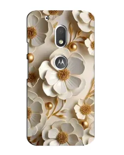 Чехол для Motorola MOTO G4 Play с картинкой «Белие бумажние цвети» Чехол для Motorola MOTO G4 Play с картинкой «Белие бумажние цвети»