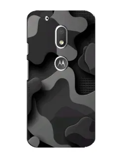 Чехол для Motorola MOTO G4 Play с картинкой «Темный абстрактный камуфляж»