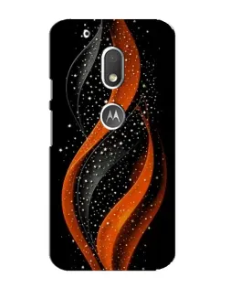 Чехол для Motorola MOTO G4 Play с картинкой «Огненная звездная волна»