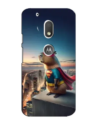 Чехол для Motorola MOTO G4 Play с картинкой «Капи-мен супергерой» Чехол для Motorola MOTO G4 Play с картинкой «Капи-мен супергерой»