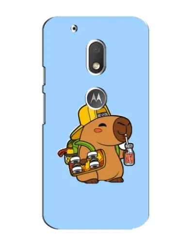Чехол для Motorola MOTO G4 Play с картинкой «Капибара на скейте» Чехол для Motorola MOTO G4 Play с картинкой «Капибара на скейте»