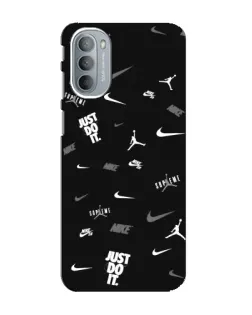 Чехол для Motorola MOTO G41 с картинкой «Nike Black Pattern» Чехол для Motorola MOTO G41 с картинкой «Nike Black Pattern»