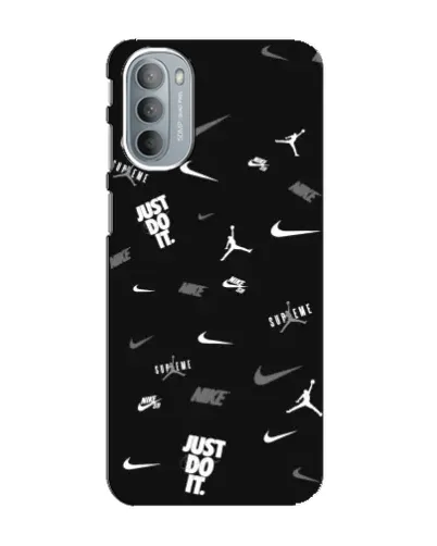 Чехол для Motorola MOTO G41 с картинкой «Nike Black Pattern» Чехол для Motorola MOTO G41 с картинкой «Nike Black Pattern»