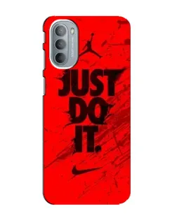 Чехол для Motorola MOTO G41 с картинкой «Nike Just Do It» Чехол для Motorola MOTO G41 с картинкой «Nike Just Do It»