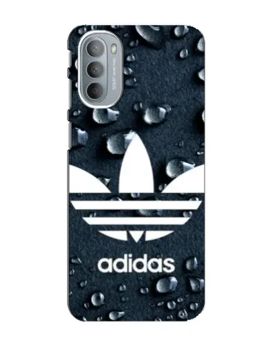 Чехол для Motorola MOTO G41 с картинкой «Adidas Trefoil Blue»