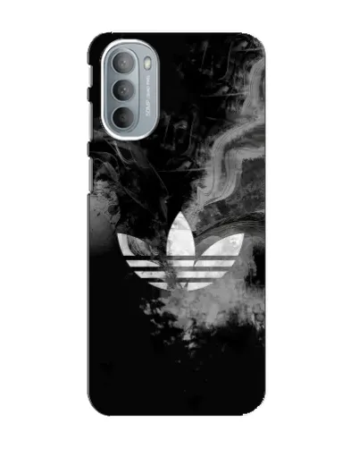 Чехол для Motorola MOTO G41 с картинкой «Абстрактный дым Adidas»