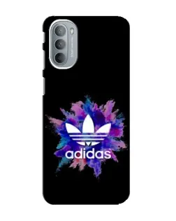 Чехол для Motorola MOTO G41 с картинкой «Взрыв красок Adidas»