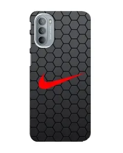 Чехол для Motorola MOTO G41 с картинкой «Nike — карбоновая сетка» Чехол для Motorola MOTO G41 с картинкой «Nike — карбоновая сетка»
