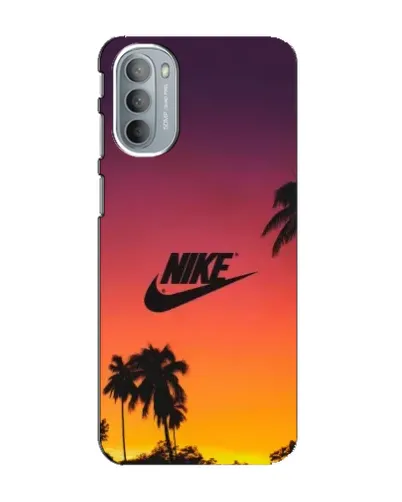 Чехол для Motorola MOTO G41 с картинкой «Nike на закате солнца»