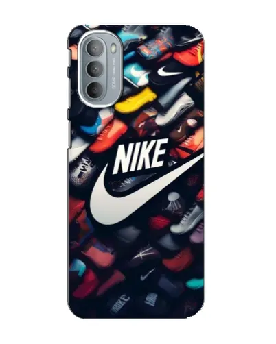 Чехол для Motorola MOTO G41 с картинкой «Коллекция кроссовок Nike»