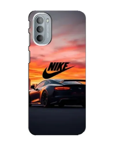 Чехол для Motorola MOTO G41 с картинкой «Nike и суперкар»
