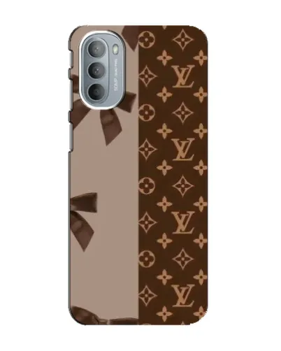 Чехол для Motorola MOTO G41 с картинкой «Louis Vuitton — банты»