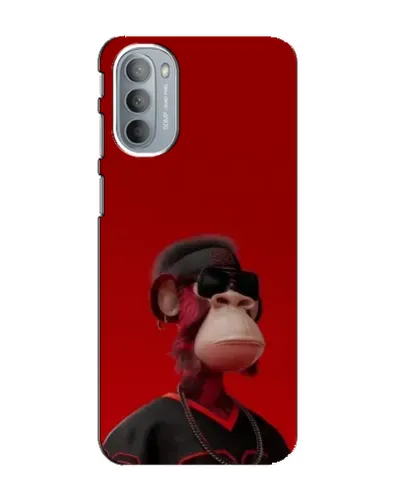 Чехол для Motorola MOTO G41 с картинкой «Bored Ape в красном» Чехол для Motorola MOTO G41 с картинкой «Bored Ape в красном»