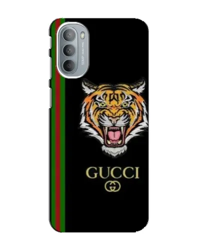 Чехол для Motorola MOTO G41 с картинкой «Тигр Gucci»