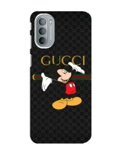 Чехол для Motorola MOTO G41 с картинкой «Микки Маус Gucci»