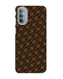 Чехол для Motorola MOTO G41 с картинкой «Gucci — золотые диагонали»