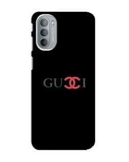 Чехол для Motorola MOTO G41 с картинкой «Gucci — красный градиент»