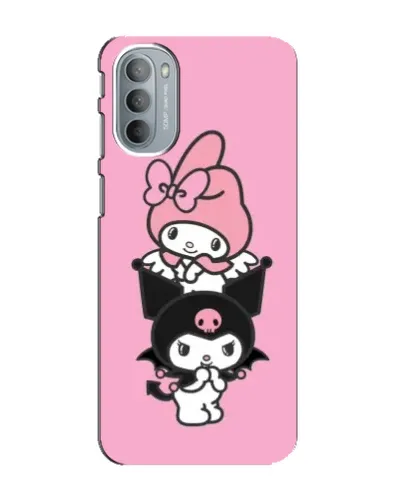 Чехол для Motorola MOTO G41 с картинкой «My Melody и Kuromi» Чехол для Motorola MOTO G41 с картинкой «My Melody и Kuromi»
